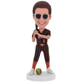 Custom Baseball Batting Bobblehead