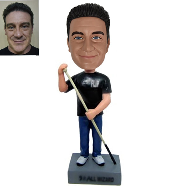 Billiards Bobblehead Custom