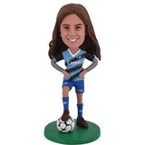 Female Soccer Bobblehead custom
