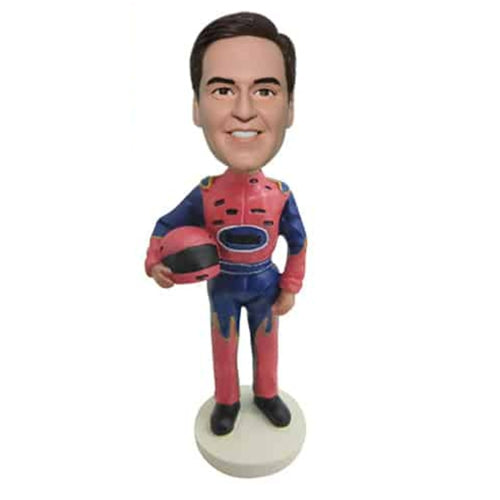 Racing Car Driver Custom Bobblehead