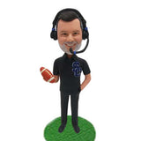 Custom Bobblehead Doll Rugby Coach