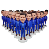 Custom Bulk Bobbleheads for weddings, anniversaries, teams and sports events