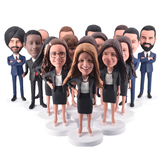Custom Bulk Bobbleheads for weddings, anniversaries, teams and sports events