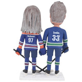 Hockey Couple Bobblehead(uniform like any team)