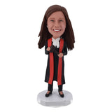 Personalized Canadian Judge bobblehead from picture