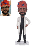 Custom Doctor Bobblehead in surgeon cap