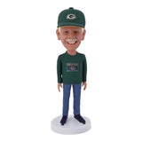 Custom Green Bay Packers Bobble head with logo