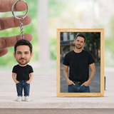 Custom Keychain Bobble head Just like you