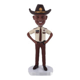 Custom Sheriff Bobblehead gift for Policeman