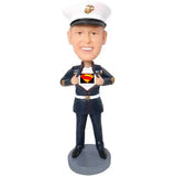 Custom Superman Superhero Police Bobblehead