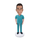 Custom Personalized Nurse Bobblehead in Scrubs