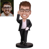 Customized Michael Jackson Bobblehead doll King of Pop