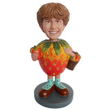 Funny Customized Strawberry Bobblehead unique fruity gift