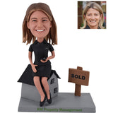 Realtor Custom Bobblehead Real Estate