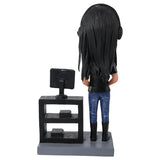 Personalized Video Gamer Bobblehead playing games