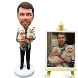 Custom Bobblehead with cat