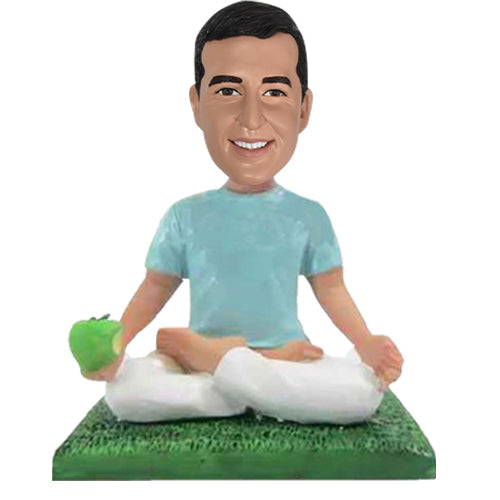 Yoga Meditation Bobbleheads Personalized