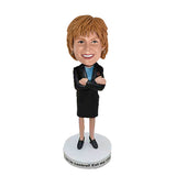 Personalized Office lady bobblehead
