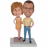 Custom Couple Bobbleheads from Photo for Anniversary