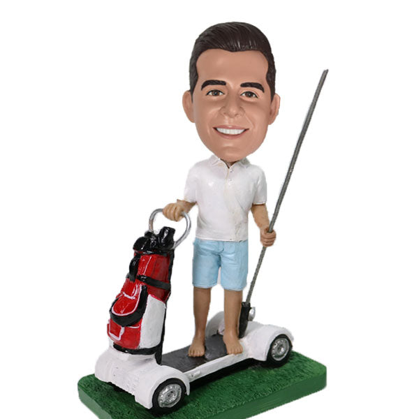 Golfer Bobblehead on GolfBoard