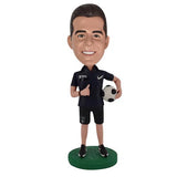 Custom Personalized Bobblehead Soccer Coach/Referee