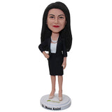 Personalized Female Manager Bobblehead BOSS, CEO, CFO