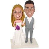 Make your own wedding bobbleheads