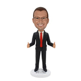 Personalized Bobblehead with Thumbs Up Office