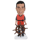Rudder or Sailor Bobblehead Doll Personalized