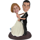Wedding Bobbleheads brie in ivory dress