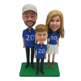 Custom Bobbleheads Parents and Son
