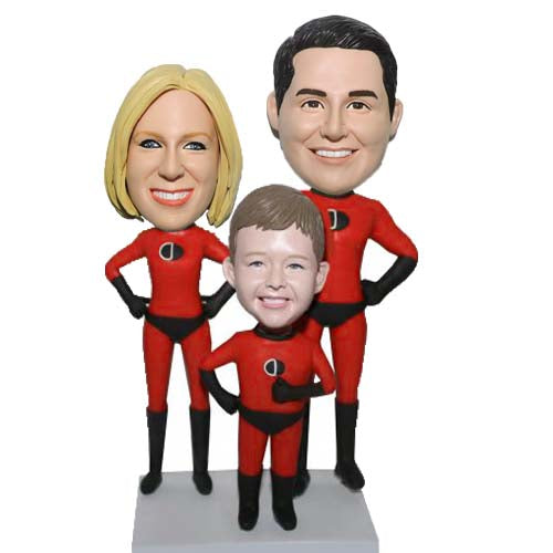 Personalized Family Bobbleheads the Incredibles