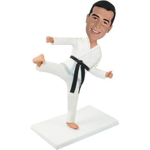 Personalized Karate Bobbleheads Side Kick