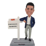 Custom Bobblehead Realtor or Real Estate Agent