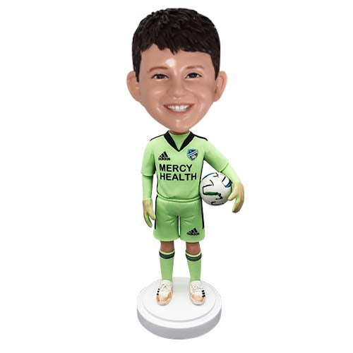 Personalized Soccer Ball fans Bobblehead